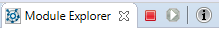 Module Explorer toolbar